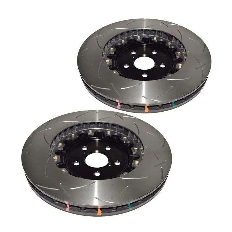 Disc Brakes Australia DBA DBA52788BLKS 5000 Series T3 Slotted Brake Disc Rotor Pair Black Hat 380mm Limited Edition