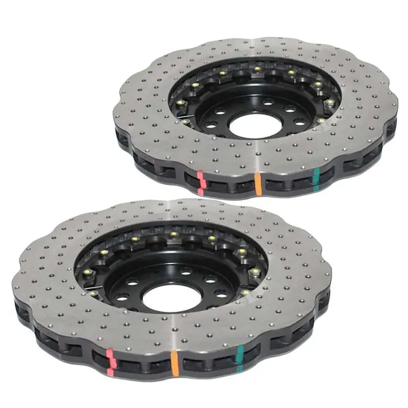 Disc Brakes Australia DBA DBA52808WBLKXD 5000 Series Wave Cross-Drilled & Dimpled Brake Disc Rotor Pair Black Hat Place Order