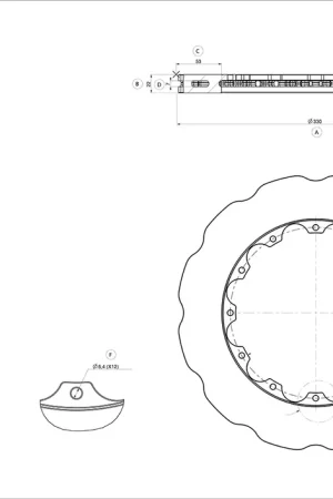 Disc Brakes Australia DBA DBA52835.1 5000 Series HD Brake Disc Floating Rotor Pair 330mm Hassle-Free Returns