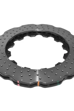 Disc Brakes Australia DBA DBA52835.1WXD 5000 Series Wave Cross-Drilled & Dimpled Brake Disc Floating Rotor Pair 330mm High Quality