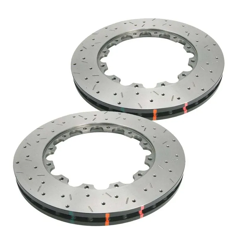 Reduced Price Disc Brakes Australia DBA DBA52992.1XS 5000 Series Cross-Drilled & Slotted Brake Disc Floating Rotor Pair 355mm