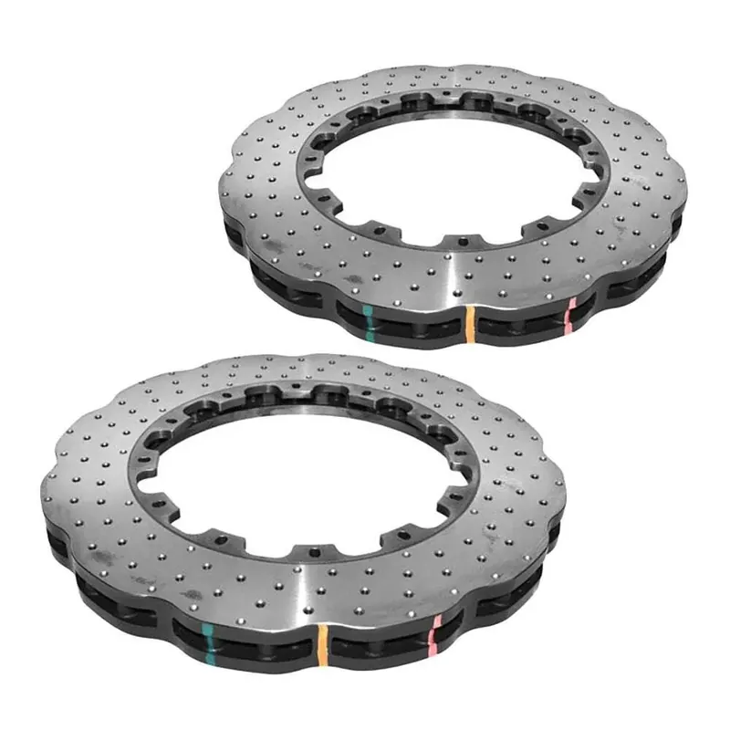 Trending Disc Brakes Australia DBA DBA53000.1WXD 5000 Series Wave Cross-Drilled & Dimpled Brake Disc Floating Rotor Pair