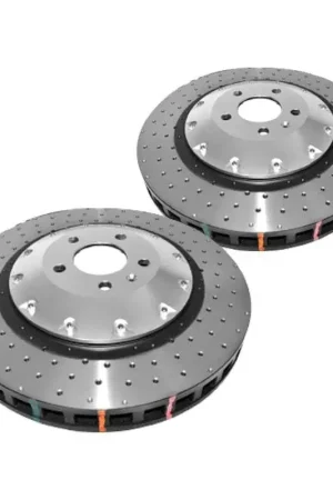 Disc Brakes Australia DBA DBA53001SLVXD 5000 Series Cross-Drilled & Dimpled Brake Disc Rotor Pair Silver Hat 356mm Top Rated