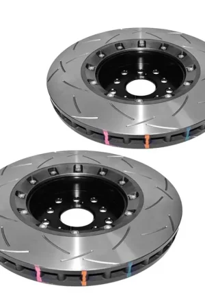 Disc Brakes Australia DBA DBA53050BLKS-10 5000 Series T3 Slotted Brake Disc Rotor Pair Black Hat 340mm Hot Deal