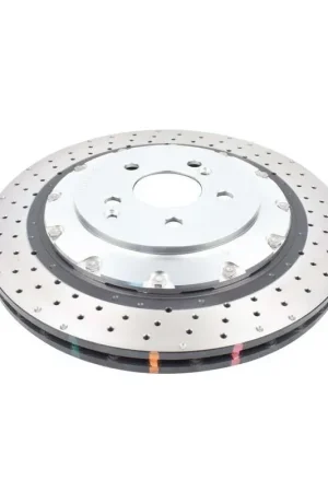 Disc Brakes Australia DBA DBA53359SLVXD 5000 Series Cross-Drilled & Dimpled Silver Brake Disc Rotor Pair Price Drop