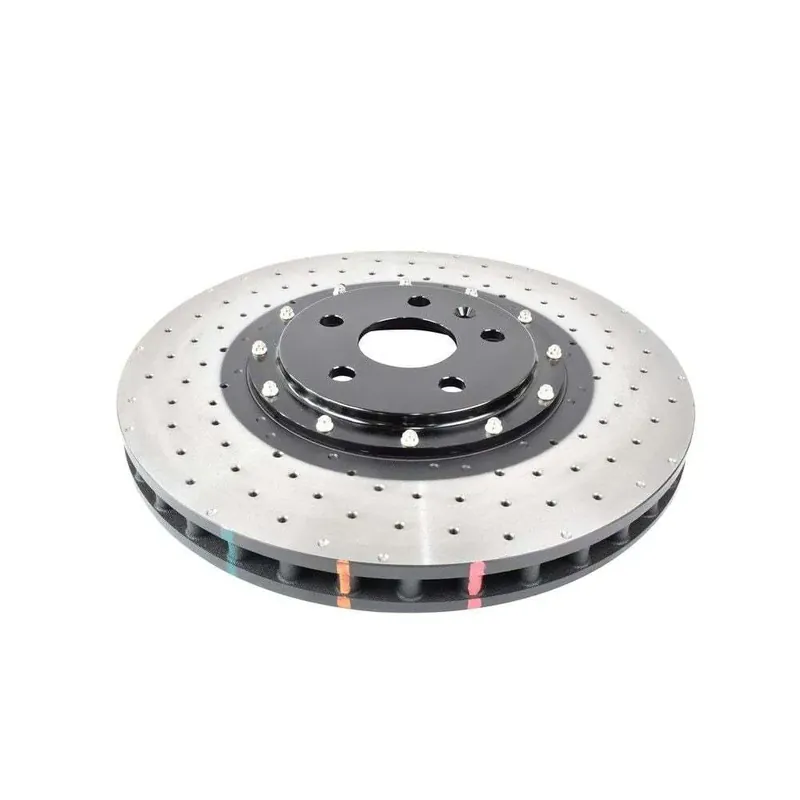 Buy Direct Disc Brakes Australia DBA DBA53940BLKXD 5000 Series Cross-Drilled & Dimpled Black Brake Disc Rotor Pair