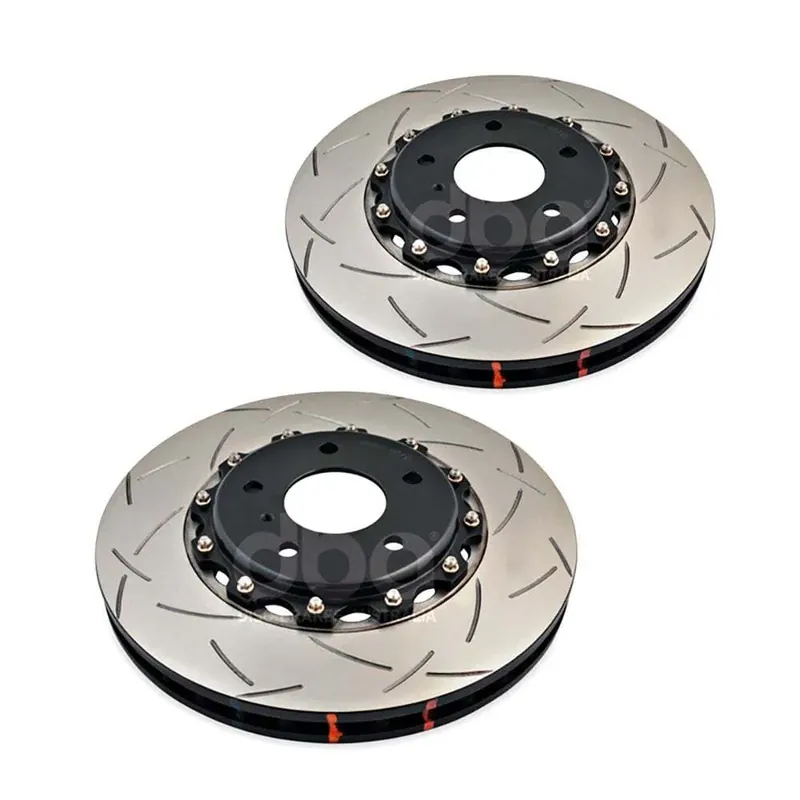 Disc Brakes Australia DBA DBA5600BLKXS 5000 Series Cross-Drilled & Slotted Brake Disc Rotor Pair Black Hat 324mm Trusted Brand