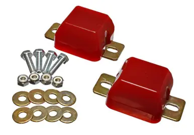 Energy Suspension 00-04 Ford Excursion / 99-04 F-250 Super Duty 4WD Red Front Axle Bump Stop Set - 4.9103R Bulk Order
