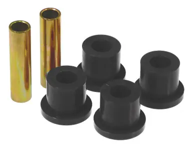 Warranty Included Prothane 88-98 GM 2/4wd Rear Frame Shackle Bushings - Black - 7-805-BL