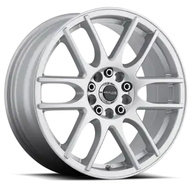 Raceline 141S Mystique 17x7.5in / 5x100/5x114.3 BP / 40mm Offset / 72.62mm Bore - Gloss Silver Wheel - 141S-77589+40 Shop Now