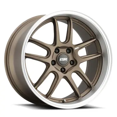 ESR Wheels APEX AP8 19x9.5 / 5x114.3 BP +35 MATTE BRONZE MACHINE LIP Mega Sale