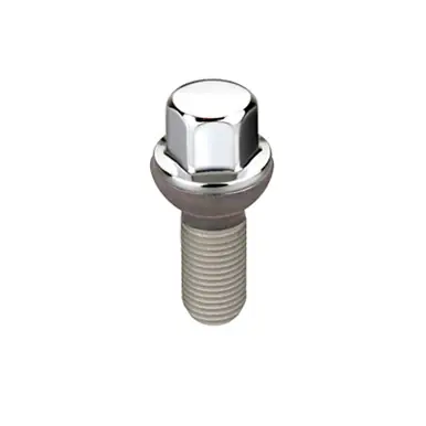 Flash Sale McGard Hex Lug Bolt (Radius Seat) M14X1.5 / 17mm Hex / 26.3mm Shank Length (Box of 50) - Chrome - 69818