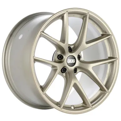 BBS Unlimited CI-R 20x9.5 ET78 (Face 0) Satin White-Gold Wheel - CI6301AD06 Latest