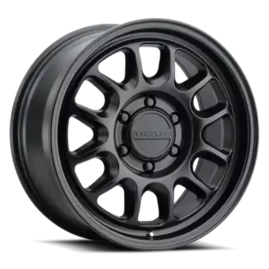 Raceline 958B Rogue 17x8.5in / 6X120 BP / 0mm Offset / 67.1mm Bore - Satin Black - 958B-78562-00 Professional Grade