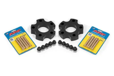 Popular BMR 05-13 Chevrolet Corvette C6 Wheel Spacer Kit Front 1.25in Wide M12 Studs Shank Lugs - Black - WSK560