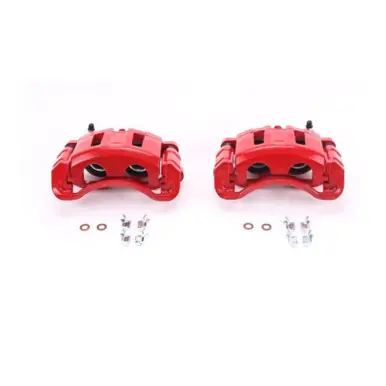 Price Drop Power Stop 98-05 Chevrolet Blazer Front Red Calipers w/Brackets - Pair - S4694