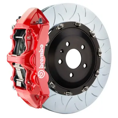 Brembo 17-23 540i Front GT BBK 6 Piston Cast 405x34 2pc Rotor Slotted Type3-Red - 1T3.9503A2 Latest
