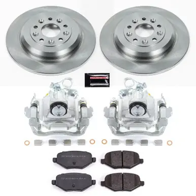 Power Stop 11-15 Ford Edge Rear Autospecialty Brake Kit w/Calipers - KCOE4744C Handmade