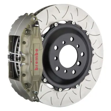 Seasonal Sale Brembo 93-95 RX-7 PISTA Front Race BBK 4 Piston Forged355x32x53a 2pc Rotor T3-Clear HA - 3K2.8036A