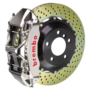 Exclusive Offer Brembo 08-09 F430 Scuderia Rr GTR BBK 6Pis Billet 380x32 2pc Rotor Drilled-Nickel - 2M1.9002AR