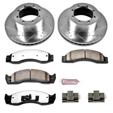 Power Stop 00-02 Ford E-450 Super Duty Rear Z36 Truck & Tow Brake Kit - K4912-36 Limited Edition