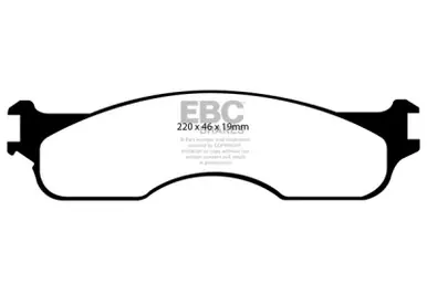 EBC 04 Dodge Ram SRT-10 8.3 Greenstuff Front Brake Pads - DP61708 Get Yours