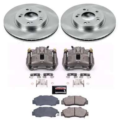 Handmade Power Stop 91-95 Acura Legend Front Autospecialty Brake Kit w/Calipers - KCOE704A
