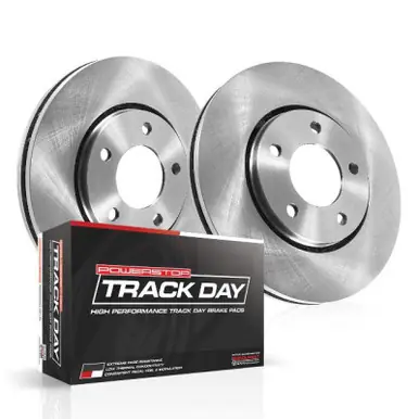 While Supplies Last Power Stop 17-18 Acura ILX Front Track Day Brake Kit - TDBK7347