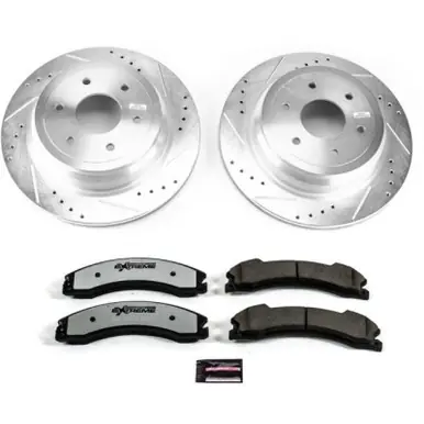 Crafted Power Stop 16-18 Nissan Titan XD Rear Z36 Truck & Tow Brake Kit - K7877-36