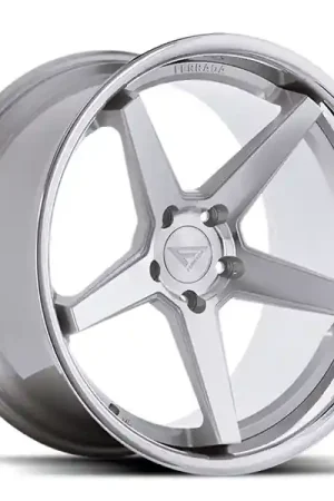 Ferrada Wheels FR3 Machine Silver / Chrome Lip 22x11 5x120 ET20 74.1 Super Deep Concavity Free Delivery