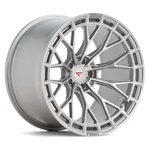 Ferrada Wheels Forge-8 FR12 Machine Silver 20x9 5x114 ET25 73.1 Mid Concavity Certified