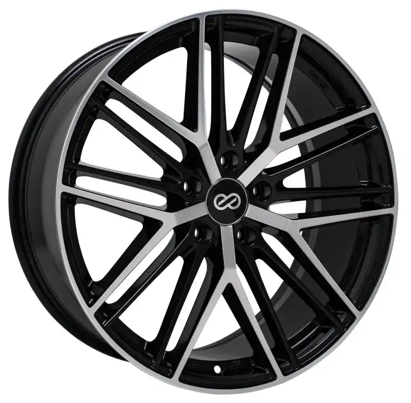 Enkei Phantom BKM 18x8 +40 5x108mm 72.6mm Black Machined Fresh Stock