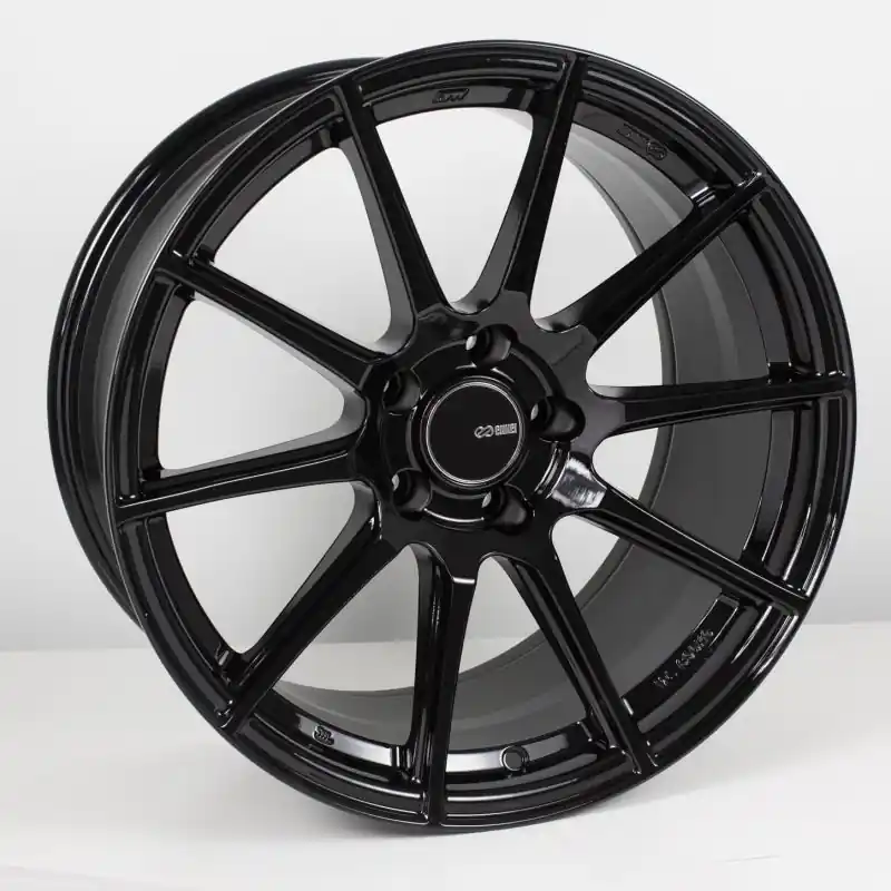 Enkei TS-10 BK 18x8.5 +45 5x100mm 72.6mm Gloss Black Genuine