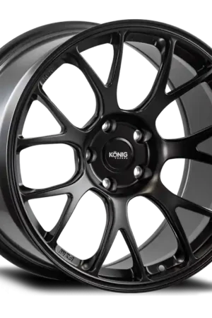 Konig Forged F1M 18X8.5 5X120 ET35 Satin Black Knurled Bead Buy Today