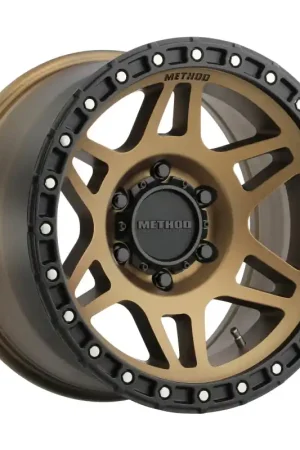 Method MR312 18x9 +18mm Offset 6x5.5 106.25mm CB Method Bronze/Black Street Loc Wheel Free Delivery