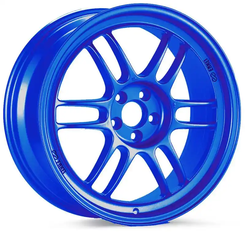 Get Yours Enkei RPF1 15x7 4x100 41mm Offset 73mm Bore Matte Blue Wheel