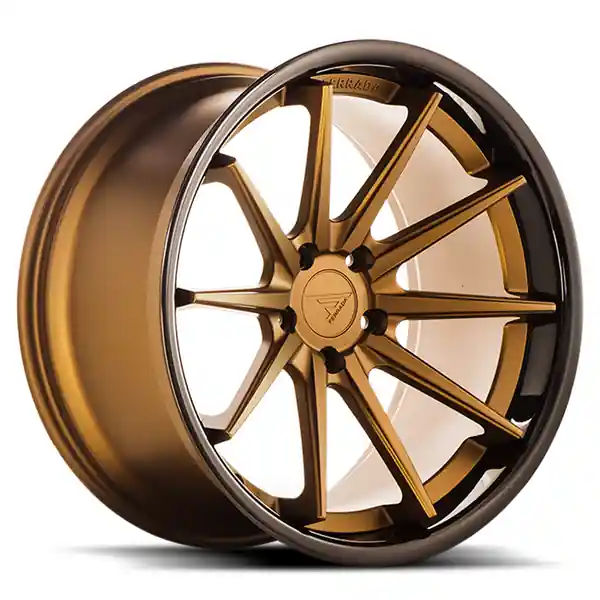 Ferrada Wheels FR4 Matte Bronze / Gloss Black Lip 20x9 5x114 ET35 73.1 Mid Concavity Same Day Shipping