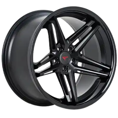 Ferrada Wheels CM1 Matte Black / Gloss Black Lip 22x9 5x130 ET42 71.6 Mid Concavity Today Only