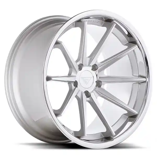 Ferrada Wheels FR4 Machine Silver / Chrome Lip 22x10.5 5x130 ET45 71.6 Deep Concavity Special Discount