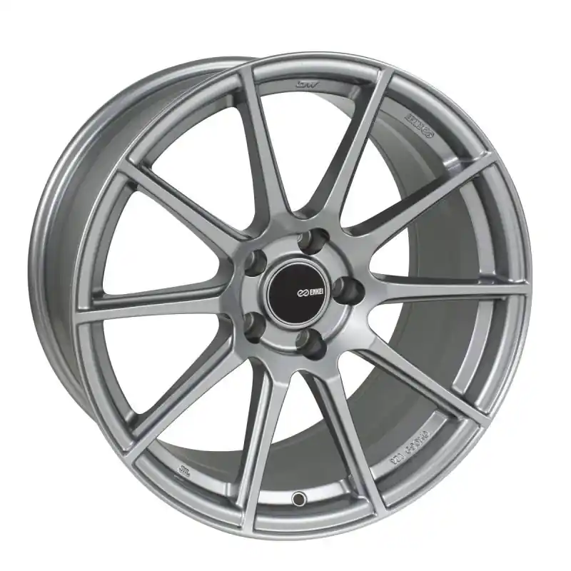 Certified Enkei TS-10 GR 18x8.5 +25 5x114.3mm 72.6mm Storm Gray