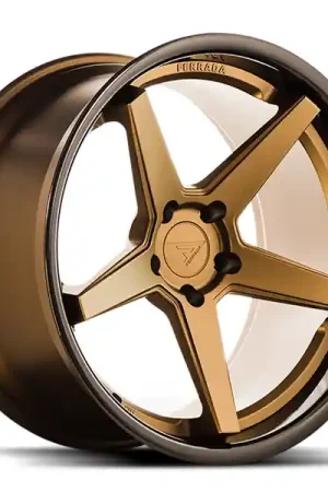 Ferrada Wheels FR3 Matte Bronze / Gloss Black Lip 22x10.5 5x112 ET28 66.56 Deep Concavity Budget
