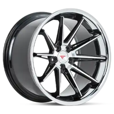 Hot Deal Ferrada Wheels CM2 Machine Black / Chrome Lip 20x12 5x120 ET0 74.1 Extreme Concavity
