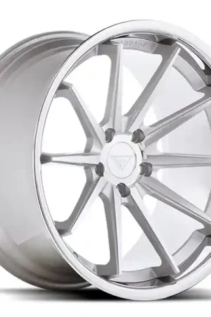 Professional Grade Ferrada Wheels FR4 Machine Silver / Chrome Lip 20x11.5 5x114 ET25 73.1 Super Deep Concavity