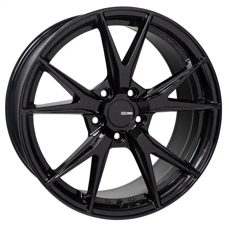 Enkei Phoenix BK 17x7.5 +45 5x100mm 72.6mm Gloss Black Hassle-Free Returns
