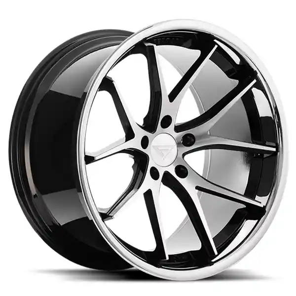 Ferrada Wheels FR2 Machine Black / Chrome Lip 22x11 5x115 ET20 71.6 Super Deep Concavity Buy Online