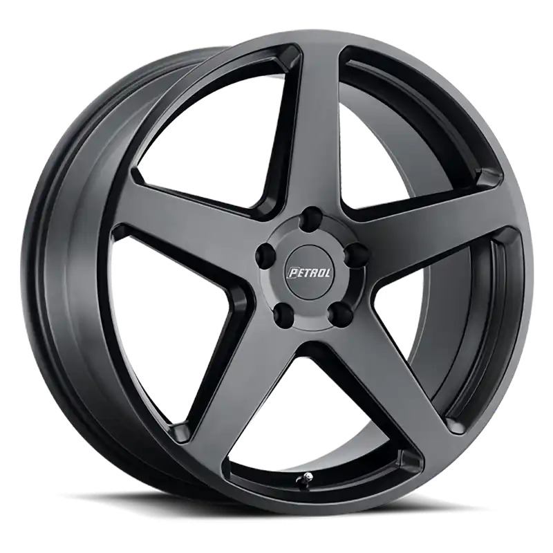 Original Petrol P2C GB 17x8 +35 5x120mm 76.1mm Semi Gloss Black