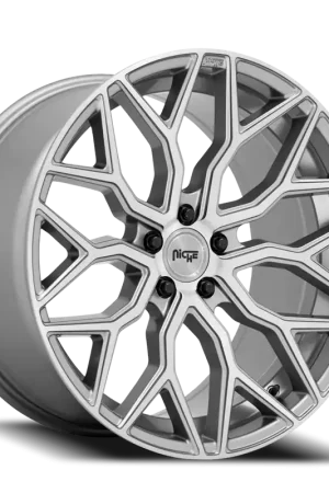 Niche Mazzanti M265 20x9 +27 5x112mm 66.5mm Brushed Anthracite Clear Tint Cheap