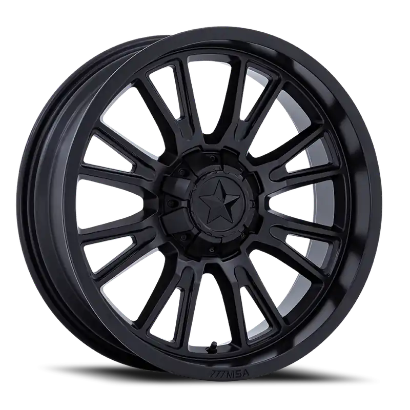Original MSA Thunderlips M51 MB 15x7 +10 5x114.3mm 72.56mm Matte Black