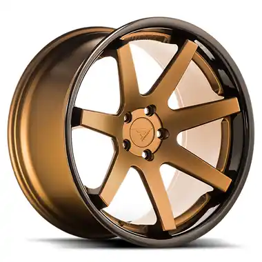 Limited Time Ferrada Wheels FR1 Matte Bronze / Gloss Black Lip 22x10.5 5x120 ET40 74.1 Deep Concavity