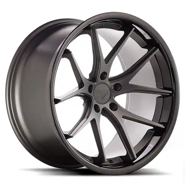 Hassle-Free Returns Ferrada Wheels FR2 Matte Black / Gloss Black Lip 20x9 5x114 ET35 73.1 Mid Concavity